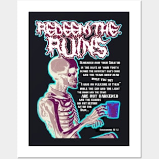 Redeem the Ruins Remember your Creator inverted design Posters and Art